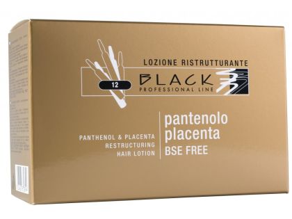 Black Panthenol & Placenta Hair Lotion 10ml - vlasové ampule