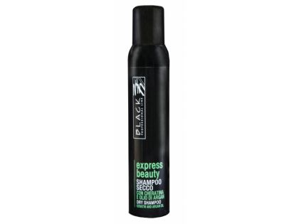 Black Dry Shampoo Keratin And Argan Oil 200 ml - suchý šampon na vlasy