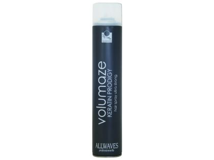 Allwaves Volumaze Keratin Prodigy Hair Spray Ultra Strong 750 ml - objemový lak na vlasy s keratinem