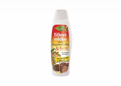 Tělové mléko ARGANOVÝ OLEJ + KARITÉ výživné 500 ml
