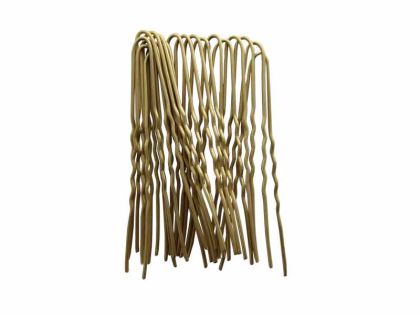 Vlásenky zlaté 20 ks - 4,5 cm