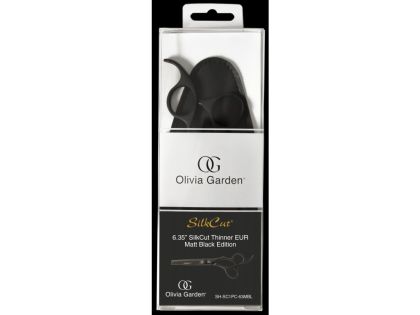 Olivia Garden Silkcut 635 Shear Matt Black Edition - efilační nůžky