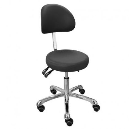 Židle kosmetická RONDA 1025B šedá