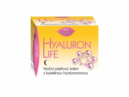 Noční pleťový krém s kyselinou hyaluronovou HYALURON LIFE 51 ml