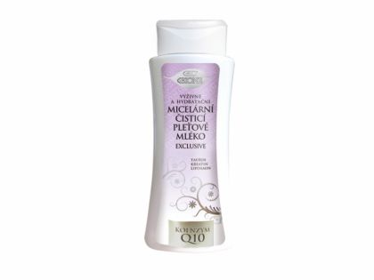 Micelární čistící pleťové mléko EXCLUSIVE Q10 255 ml