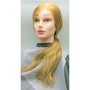 TRÉNINKOVÁ HLAVA BLOND 40CM + ÚCHYT