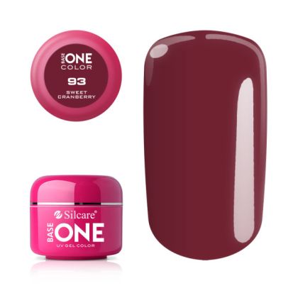 Silcare Base One Color UV Gel č.93 Sweet Cranberry 5g