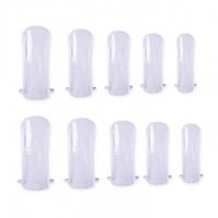 DUAL SYSTEM FORMS - formičky na nehty - mírně zahnuté 100 ks