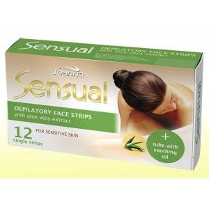 SENSUAL DEPILAČNÍ PÁSKY NA OBLIČEJ S ALOE 6X2