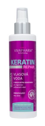 Keratinová vlasová voda s kofeinem VIVAPHARM 200ml