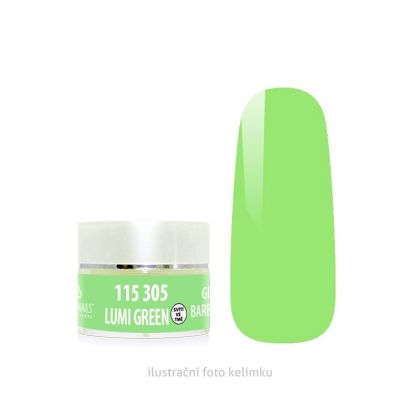 BAREVNÝ GEL - LUMI GREEN neon - svítí ve tmě