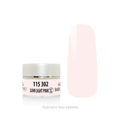 BAREVNÝ GEL - LUMI LIGHT PINK - svítí ve tmě