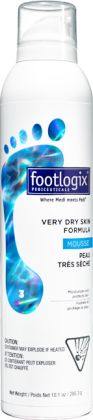 Footlogix Very Dry Skin Formula (3) - pěna pro velmi suchou pokožku, 300 ml (10.2 oz.)