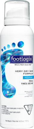 Footlogix Very Dry Skin Formula (3) - pěna pro velmi suchou pokožku, 125 ml (4.2 oz.)