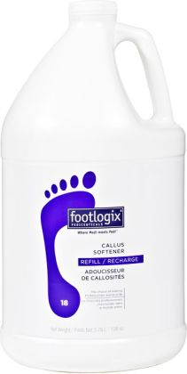 Footlogix Professional Callus Softener (18) - změkčovač mozolů, 3.78 l (128 fl oz.)