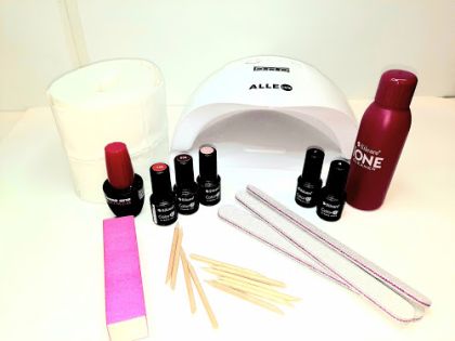 Top kosmetik gel lak sada  Profesional M s UV lampou 48w