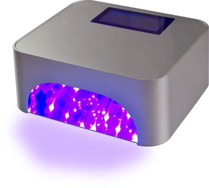  Long life - Extra Quality - LED LAMPA 36W - senzor, magnetická podložka,4x časovač, stříbrná,display