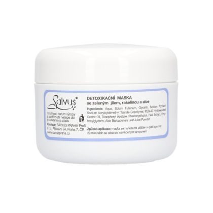 DETOXIKAČNÍ MASKA SE ZELENÝM JÍLEM, RAŠELINOU A ALOE VERA 200G
