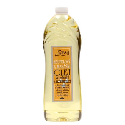 KOUPELOVÝ A MASÁŽNÍ OLEJ ZKLIDŇUJÍCÍ A REGENERAČNÍ S VÝTAŽKY ZE SEDMI BYLIN 500ML