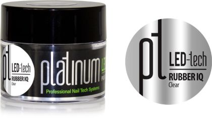  PLATINUM LED-tech RUBBER IQ Clear, 40g - pružný čirý stavební gel