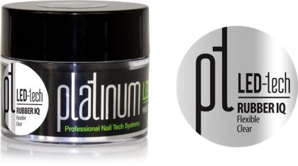 PLATINUM LED-tech RUBBER IQ Flexible Clear, 40g - Extra pružný čirý stavební gel