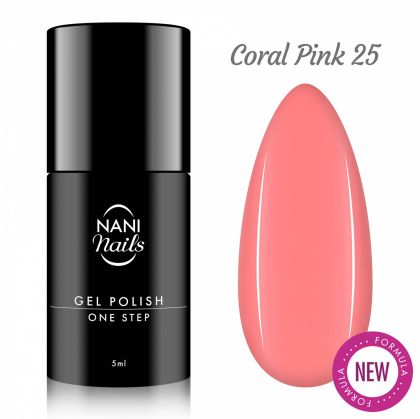 NANI gel lak One Step 5 ml - Coral Pink
