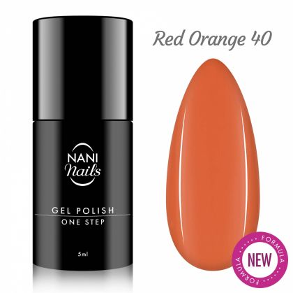 NANI gel lak One Step 5 ml - Red Orange