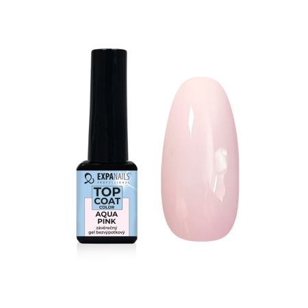 UV/LED gel Top coat color - Aqua Pink 5 ml