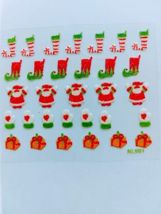 Samolepka na nehty SANTA