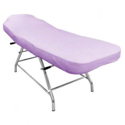 Potah na kosmetické lehátko, froté fialový