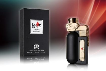 EdT Men 100ml LOVE ON FIRE zapalovač Black