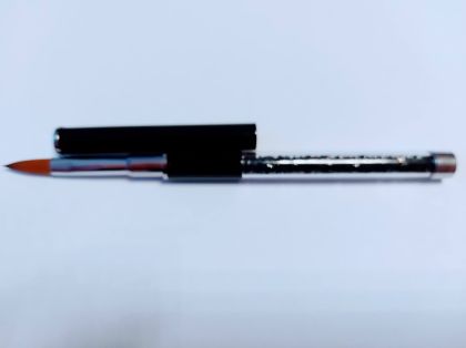 Štětec na Akryl s krystaly-kulatý 