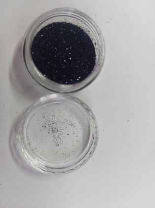 Glitter-brokát temně modrý