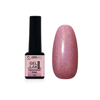 Gel lak Holographic Pink