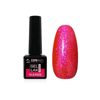 Gel lak HARPER třpyt neon