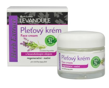 Pleťový krém s levandulovým olejem HERB EXTRACT 50ml