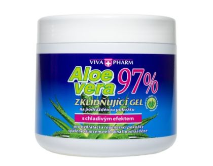 Zklidňující gel s Aloe vera 97% 600 ml VIVAPHARM