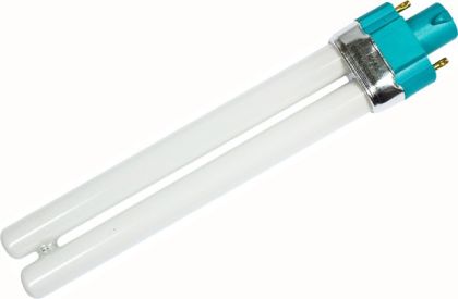 Zářivka universal 9W pro lampy Elegant, 2pin (zelená patice 1,4 cm) - s pomalým startem