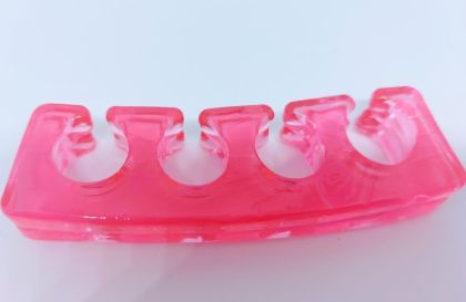 Separátor nehtů silikon-růžový