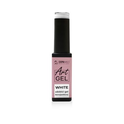 ART gel zdobící - White (bílá) - bezvýpotkový
