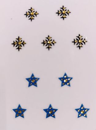 3D vánoční samolepka na nehty