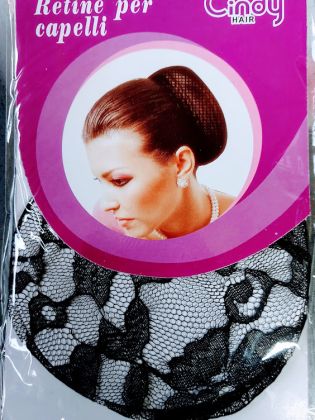 Síťka na drdol-černá