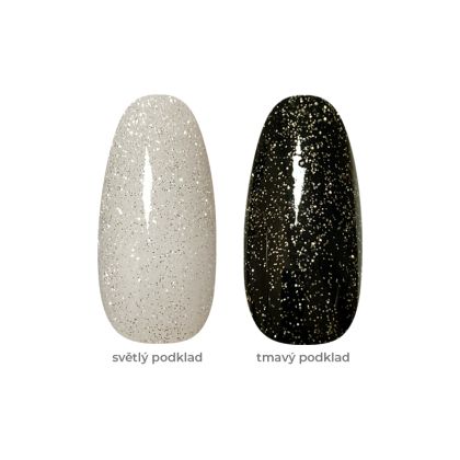 Top coat Effect gel - DIAMOND 2 - bezvýpotkový lesk