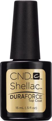 CND™ SHELLAC™ - DURAFORCE™ TOP COAT - zpevňující vrchní vrstva 0.5oz (15ml) pro slabé a křehké nehty