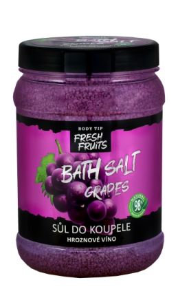 Sůl do koupele Hrozno BODY TIP  1500 g