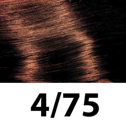 BARVA NA VLASY SUBRINA PERMANENT COLOUR 4/75 - STŘEDNĚ HNĚDÁ HNĚDO ČERVENÁ