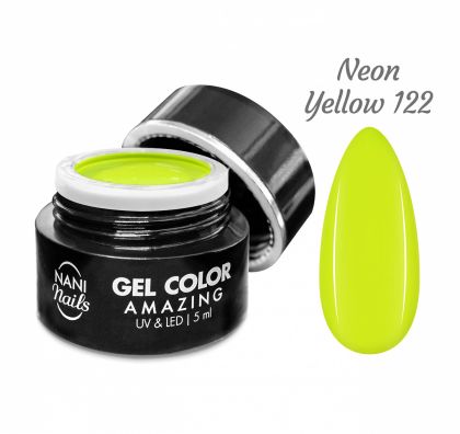 NANI UV gel Amazing Line 5 ml - Neon Yellow č.122