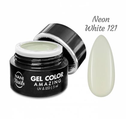 NANI UV gel Amazing Line 5 ml - Neon White č.121