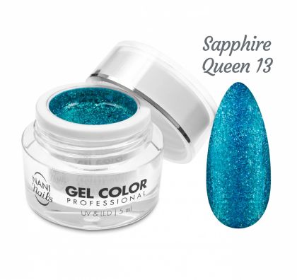 NANI UV/LED gel Glamour Twinkle 5 ml - Sapphire Queen č.13