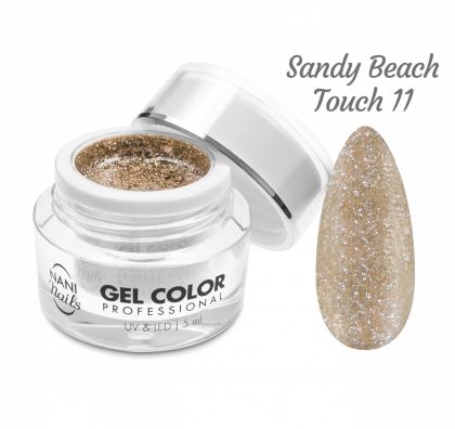 NANI UV/LED gel Glamour Twinkle 5 ml - Sandy Beach Touch č.11